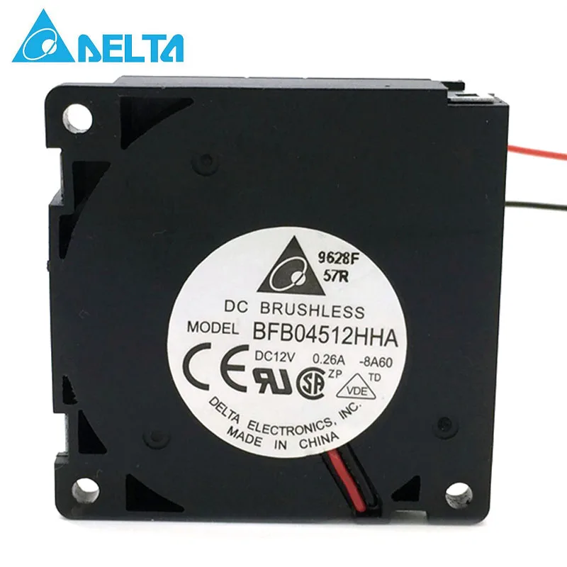 Оригинальный вентилятор охлаждения для delta BFB04512HHA 45*45*10 мм 12 В постоянного тока 0