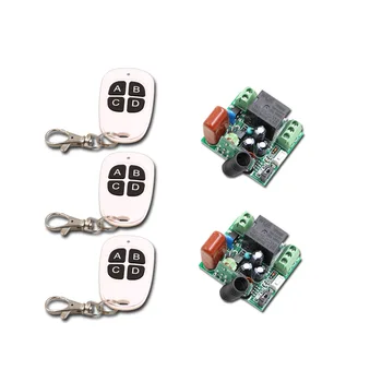 

Wireless Remote Control Light Switches Mini 220V Bed Room Ceiling Light Remote ON OFF Switch White Waterproof Transmitter315/433