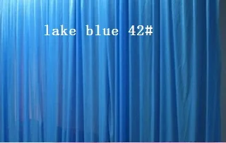 3 м x 6 м(10FT* 20ft) свадебная вечеринка события этапе декор белый ткань льда шелка драпировка занавес фон - Цвет: lake blue