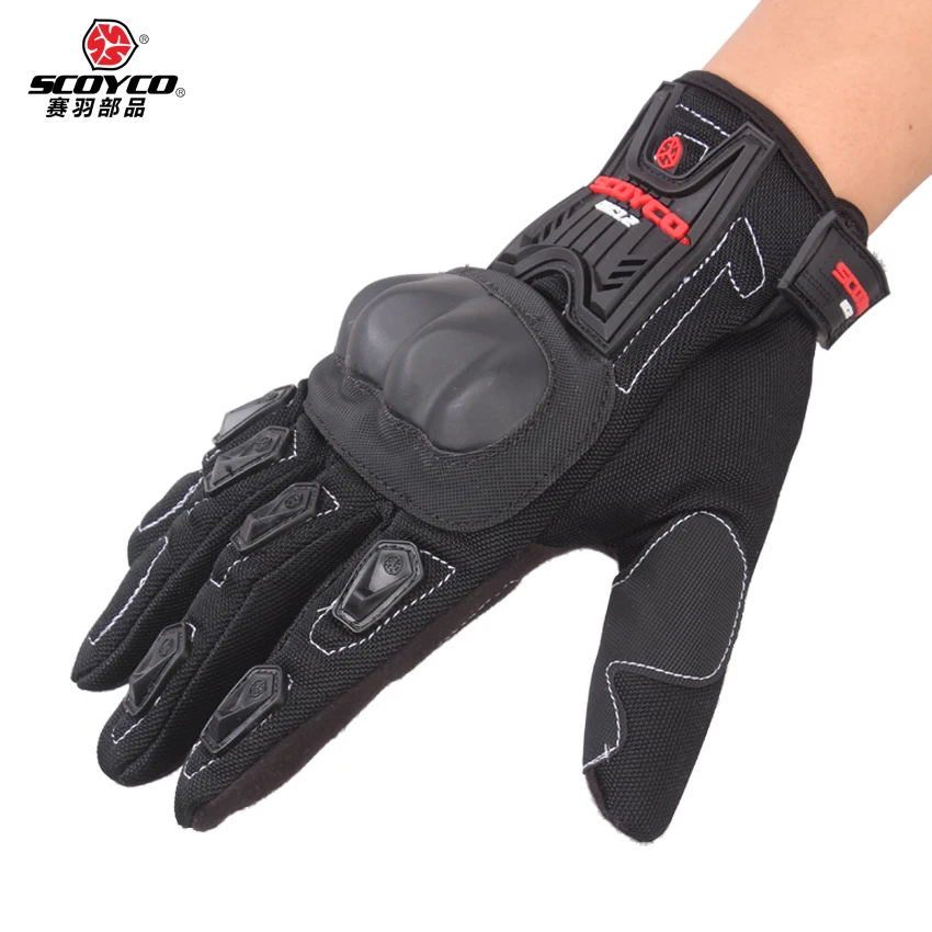 New-Brand-Scoyco-MC12-Full-Finger-Carbon-Safety-Motorcycle-Gloves-Cycling-Racing-Riding-Protective-Gloves-Motocross
