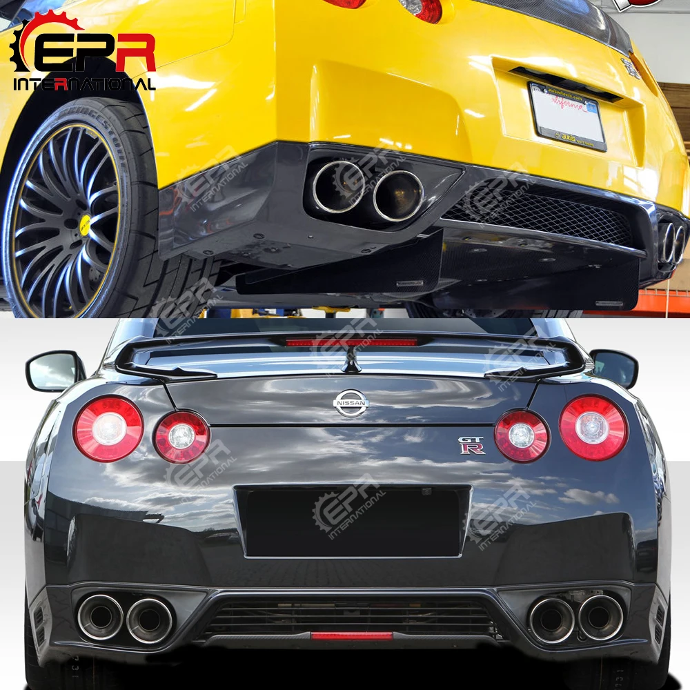 Автомобильный Стайлинг для Nissan 2012 на R35 GTR OEM Стиль углеродное волокно задний