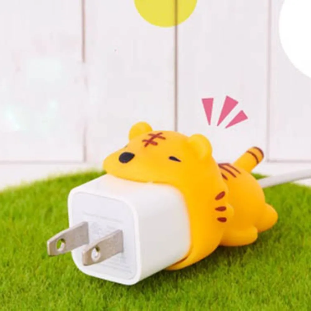 Большая защита кабеля для передачи данных с героями мультфильмов защитный чехол