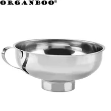 ORGANBOO Кухонные гаджеты из нержавеющей стали с широким горлом Воронка для консервирования фильтр пищевого соленья варенья Воронка инструменты для приготовления пищи