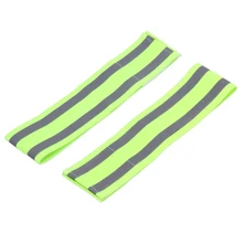 2 PCS Ultralight Safety Reflective Sport Arm Band Armband for Safety Night Running Riding Exercise Outdoor
