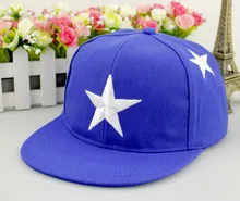 Free shipping summer baby cap fashion baseball caps snapback boy girl hats design hiphop cap five-star hats 4 colors wholesale
