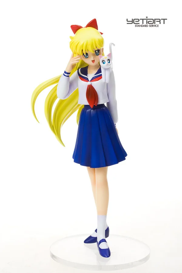 Minako with Cute Artemis Sailor Moon Custom Painted Resin Model Yetiart ...