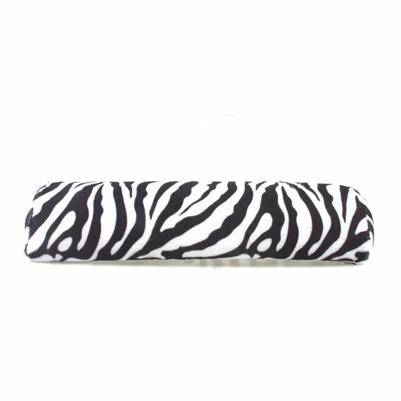 Soft Zebra Stripe Pink Hand Rest Cushion Pillow Nail Pillow Cushion Nail Art Design Equipment Manicure Half Column Sponge Tools In Nail Art Equipment From Beauty Health On Aliexpress