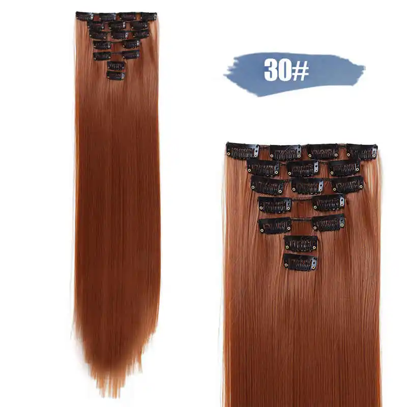 AOSIWIG-24-Long-Straight-Hair-Extension-7pcs-set-16-Clips-In-On-Hair-Extensions-Synthetic-Heat (2)