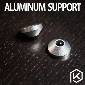 

Anodized CNC Aluminum Cone Feet alu support 2x M4 8.5mm Screws silver red black gold