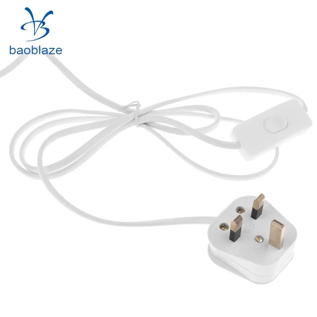 E27 Flexiable Light Holder Socket Simple Switch Design Clip Lamp with Touch Control UK Plug
