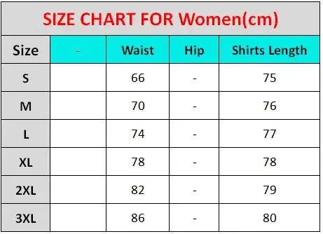 skirt size