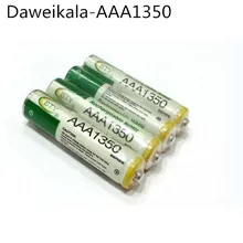 4~ 20 шт Новинка AAA1350 батарея 1800 mAh AAA аккумуляторная батарея Ni-MH 3A 1,2 V aaa батарея для часов, мышей, компьютеров, игрушек так далее