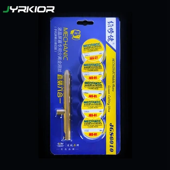 

Jyrkior 0.05mm 0.06mm 0.08mm 0.10mm 5pcs Cutting Wire Splitter LCD Screen All Cellphone Gold Molybdenum With Stick Handle Bar