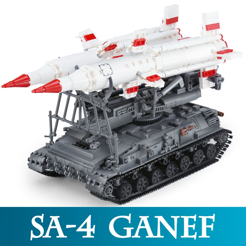 

Finger Rock 06007 1469Pcs Military Series The SA-4 Ganef Model Building Blocks Educational Toys Christmas Gifts For Children