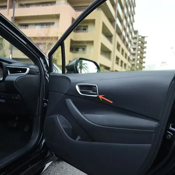 

Door Inner Handle Bowls Panel Cover Trim ABS Matte 4pcs/set For Toyota Corolla E210 Hatchback 2019
