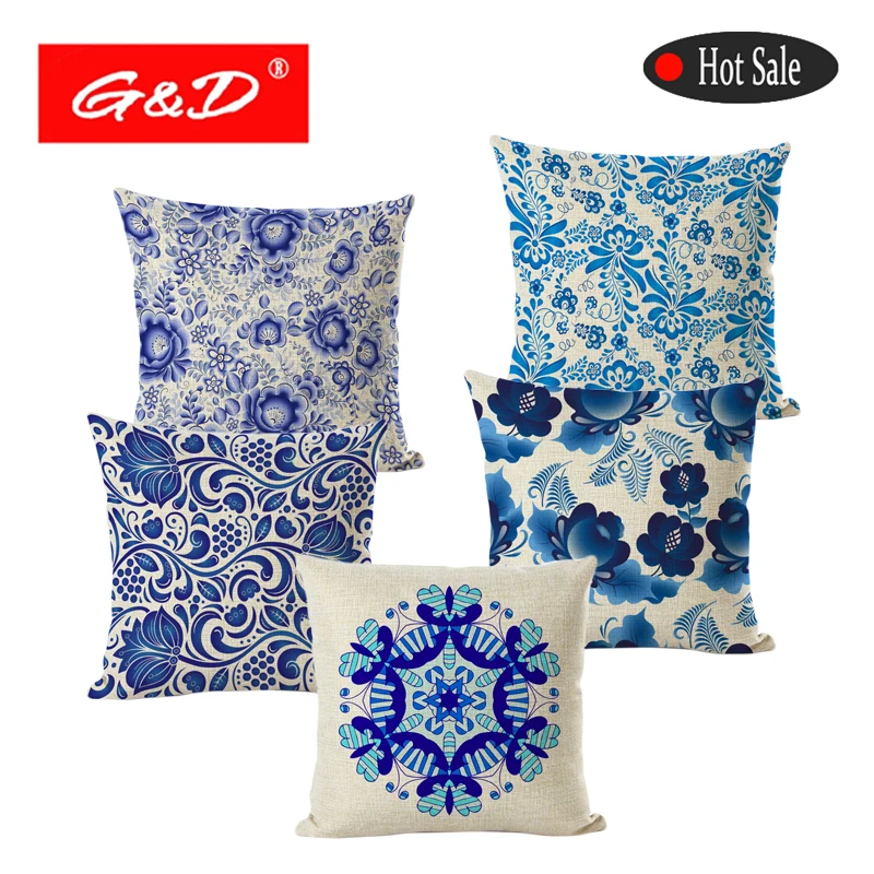 الأزرق والأبيض الخزف وسادة يغطي ل الصينية زهرة ساحة القطن الكتان مكتب غرف عائلية أريكة الديكور المخدة الأزرق والأبيض الخزف وسادة يغطي ل الصينية زهرة ساحة القطن الكتان مكتب غرف عائلية أريكة الديكور المخدة