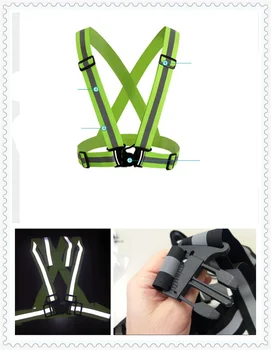 

Motorcycle car riding reflective vest safety warning adjustable for YAMAHA XV 950 RACER TDM 900 MT-125 MT125 MT-01 V-MAX