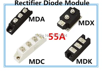 

55A Rectifier diode Module MDC MDA MDK MDX 55A welding type used for DC power supply and so on