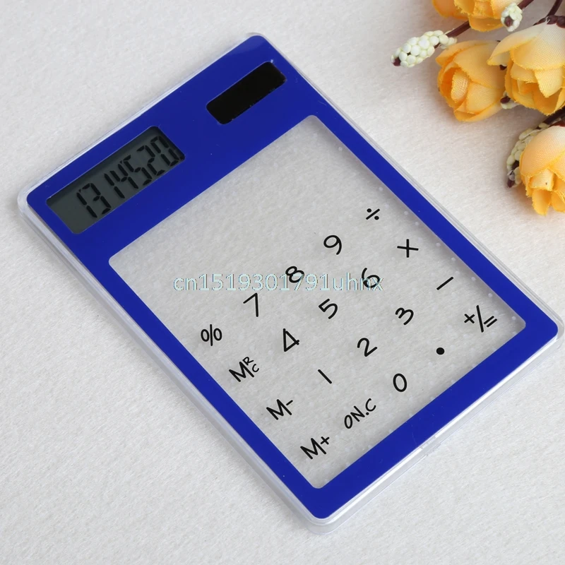 прозрачный калькулятор. цифровой калькулятор. прозрачный калькулятор. калькулятор на солнечных батарейках. мини калькулятор милый.