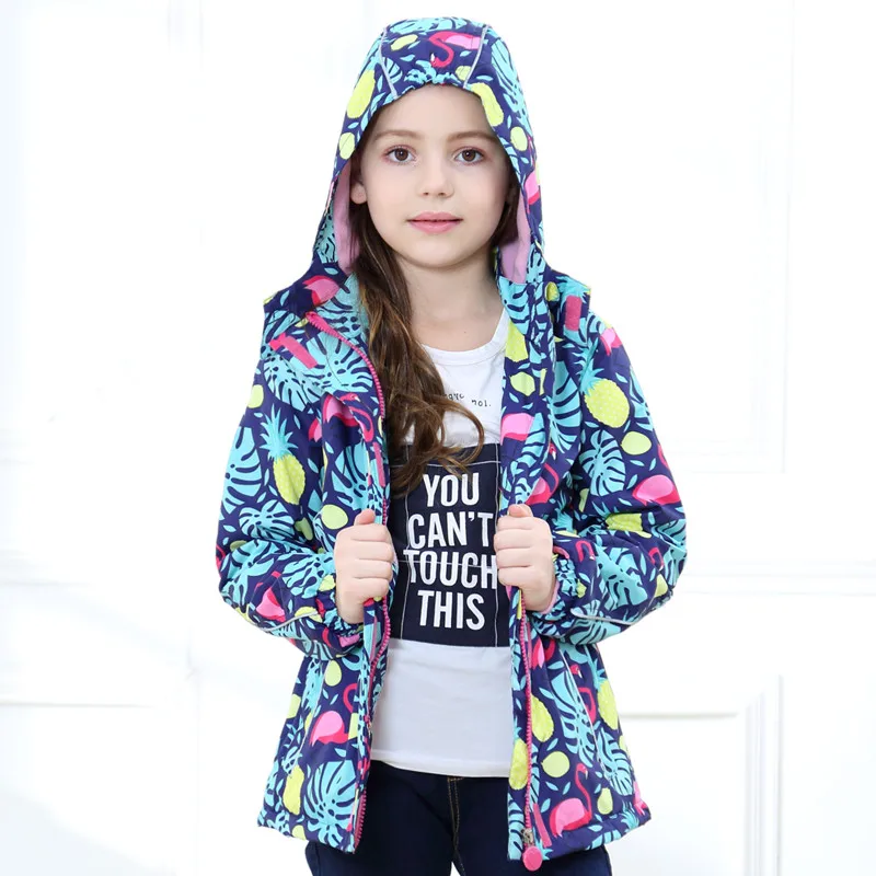 2019 Autumn/Winter Girls Jackets And Coats Windproof Waterproof Kids