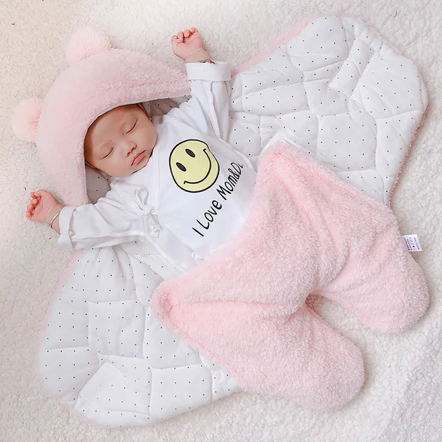 

baby blanket swaddle cotton soft newborn baby swaddle wrap sleepping bag