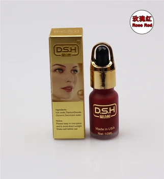 

Rose Red colors imported eyebrow tattoo ink permanent makeup pigmen paint 10ml DSH