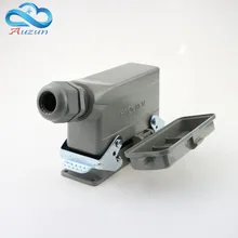 Heavy-duty connector H24B – HE – 024-1 with cover 24 core base line measure double current 16 a voltage 500 v