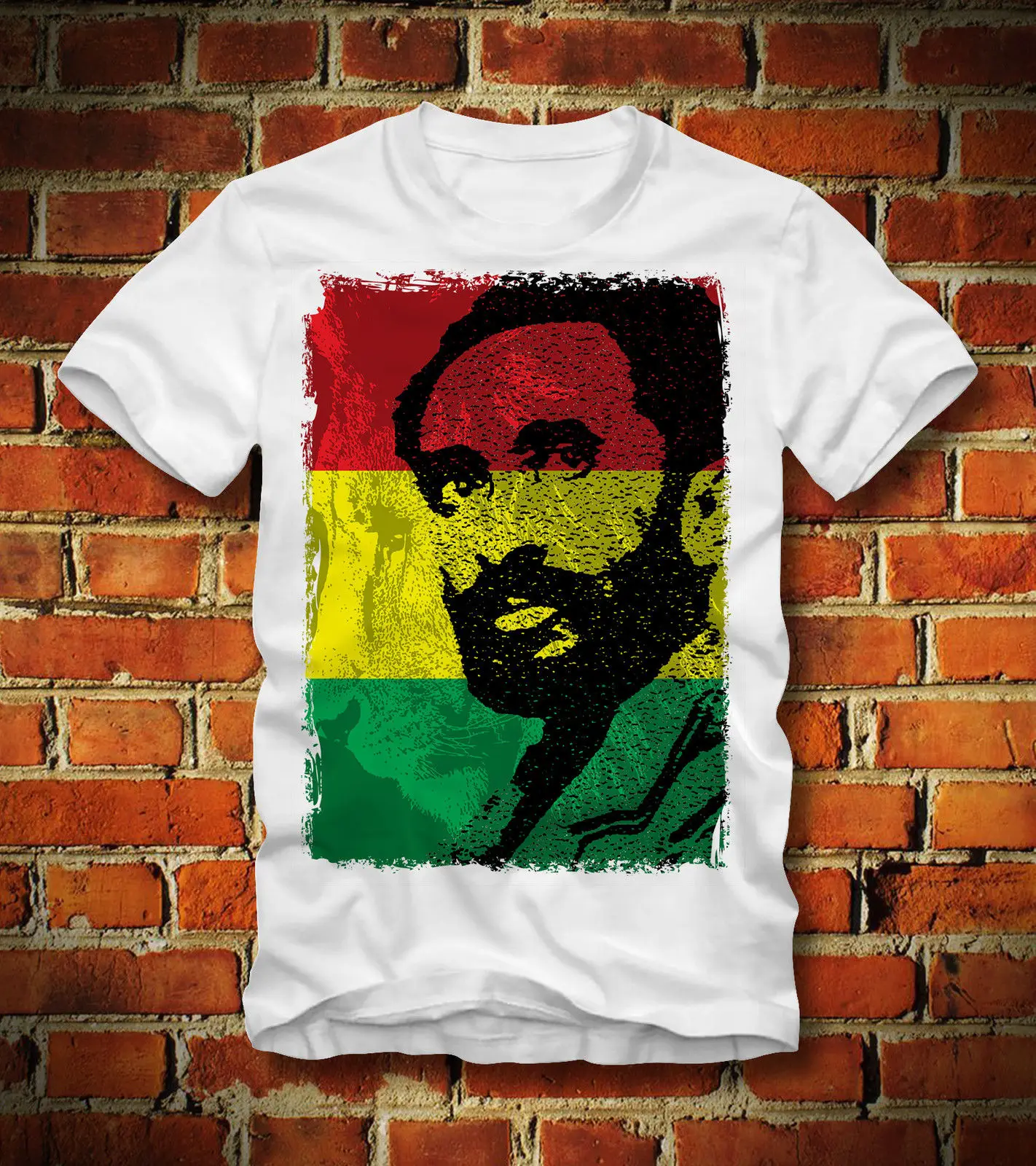 Haile Selassi Ra2.5Ari Bob Marley Lion Ganja Summer New Brand T Shirt Uomo Hip Hop Uomo Casual T Shirt Tee Shirt