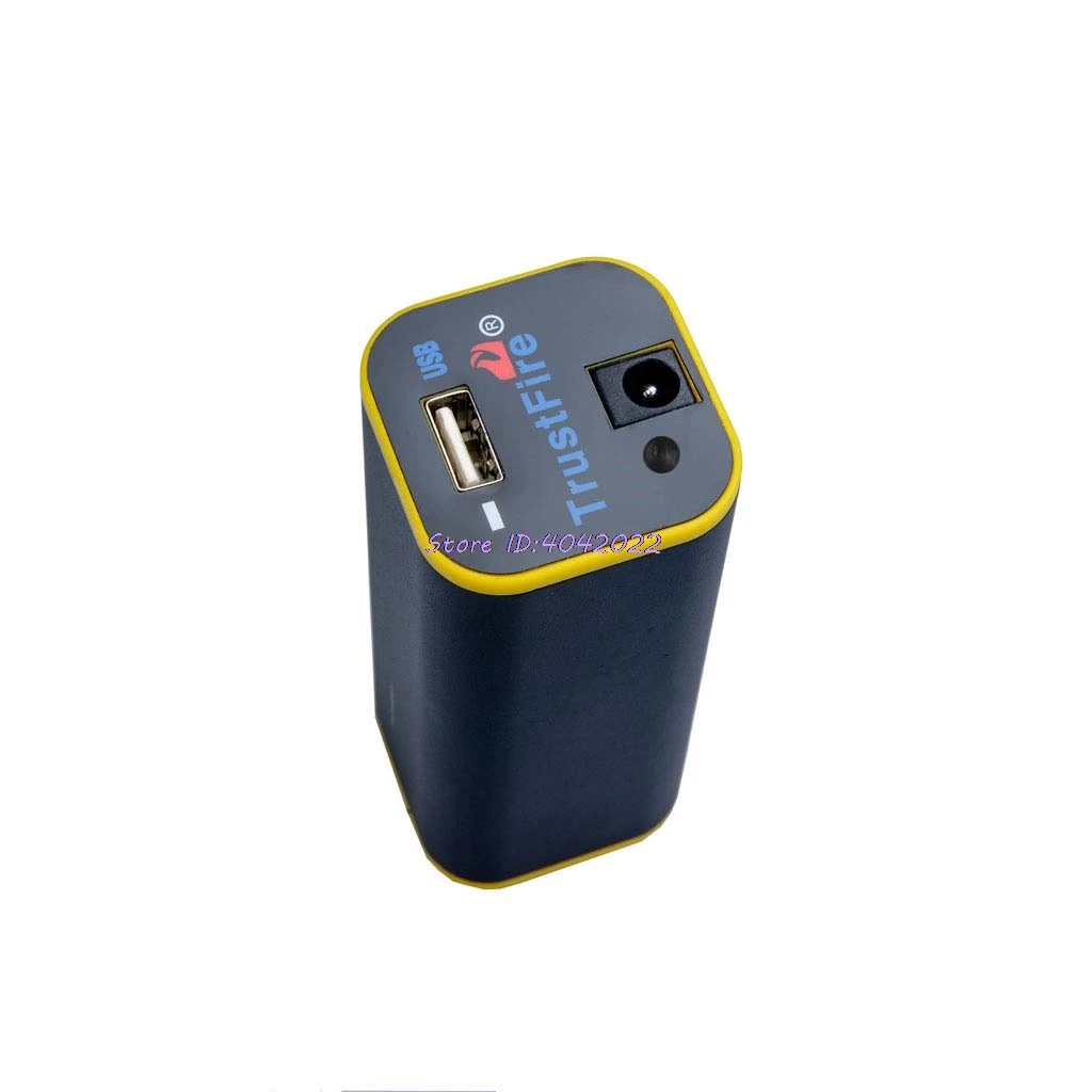 

8.4V USB 5V 4x 18650 Battery Power Bank Box For Bike LED Light Cell Phone Tablet