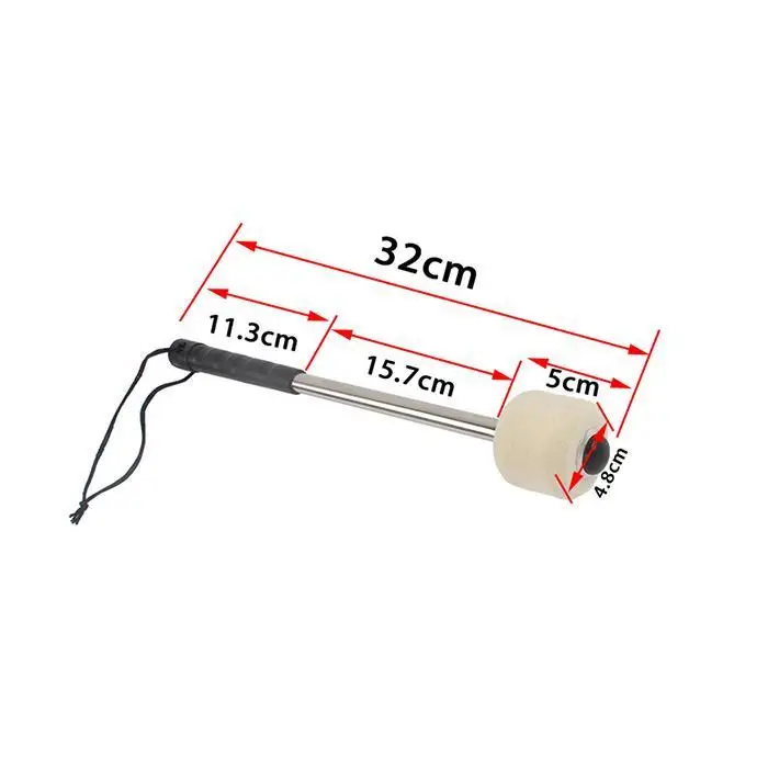 Отличное качество Snare барабанная люлька барабанная палка инструмент как изображение аксессуар часть фетр, пластик, алюминий