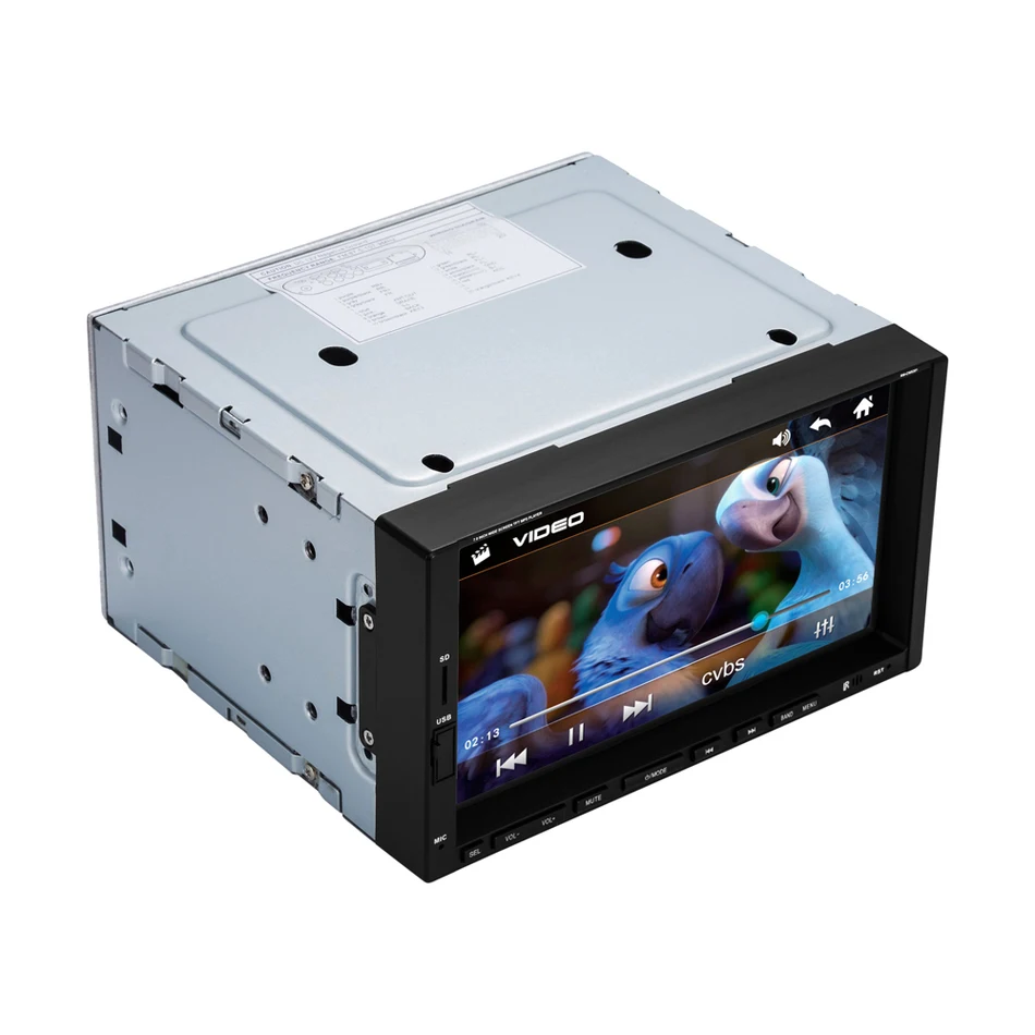 1080 P RM CW 9301 7 дюймов автомобиля Радио аудио стерео Сенсорный экран Bluetooth MP3 MP4 плеер