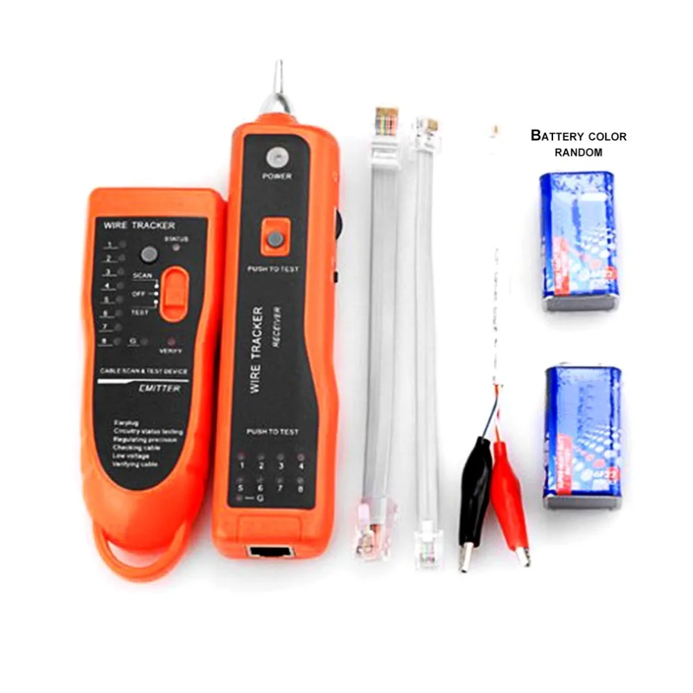 

Professional Wire Tracking Set Telephone Network Cable Wire Line LAN Cable RJ45 Tracker Toner Tracer Tester Testing Device