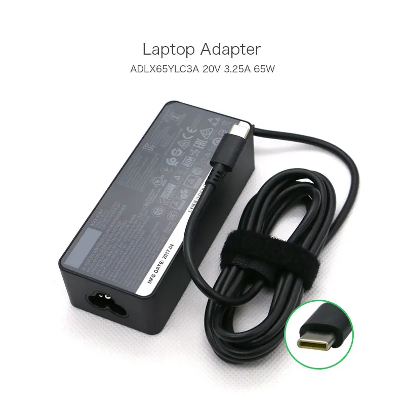 Фирменная Новинка 20V 3.25A 65 Вт USB C TYPE ADLX65YLC3A SA10M13945 01FR024 адаптер переменного тока для