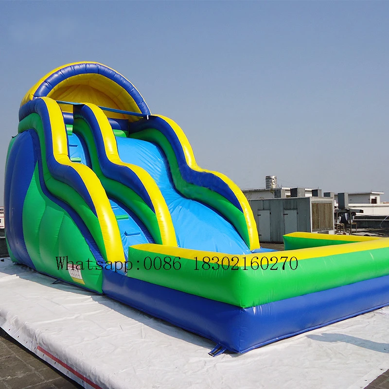 Commercial inflatable water slide in 