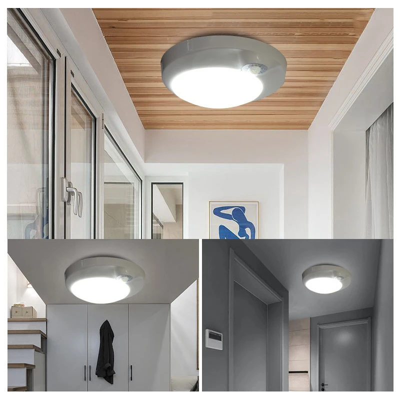 Human Body Induction Led Ceiling Light 9w 12w Surface Mounted