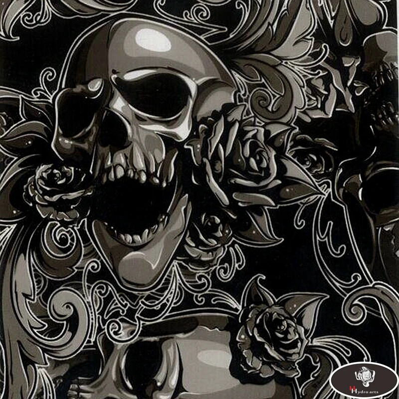 Free Shipping SKULL Hydrographic Film Water Transfer Printing Film Aqua Free Shipping SKULL Hydrographic Film Water Transfer Printing Film Aqua