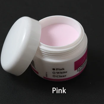 Tanie Profesjonalny Akrylowy Proszek Do Paznokci Brokat Akrylowy Pył Biały Różowy Jasny Manicure Polimer Art Builder Sztuczny Tipsy Narzędzia Do NailArt