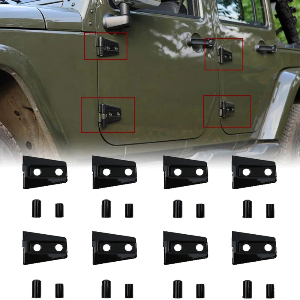 Buy Car Door Hinge Cover Protector Black 8PCS 4Door