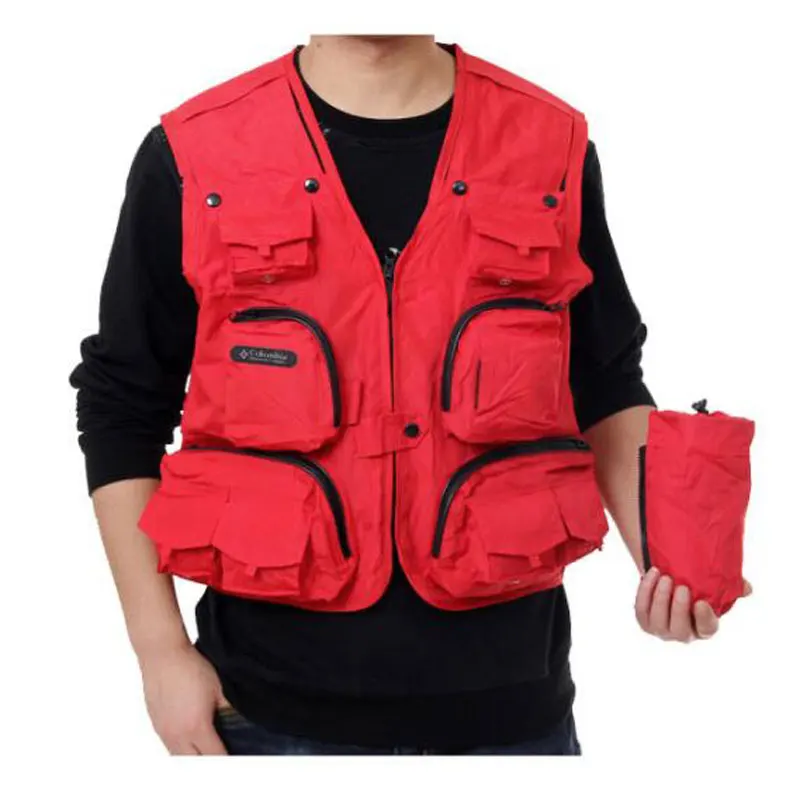 

Professional Outdoor Camera Photography Vest Multi-pockets Short Vest Fishing Mountaineering Detachable Quick Drying Clothing
