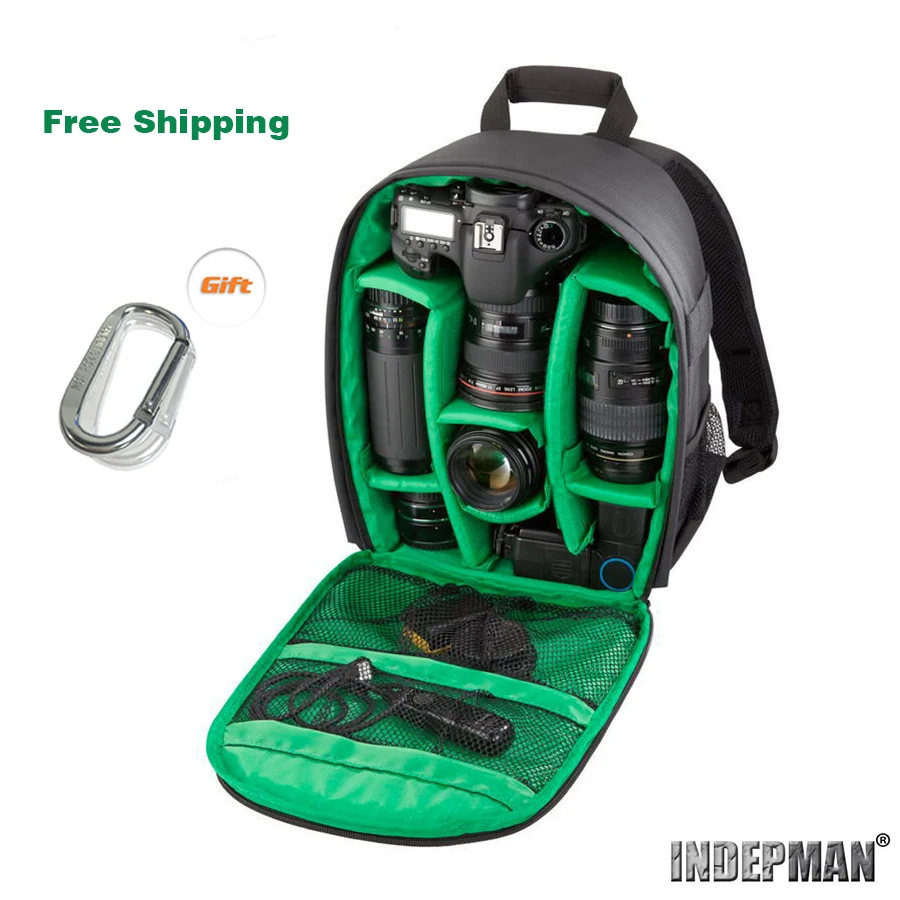 2017 Waterproof Camera Backpack Camera Case for Canon Nikon Adjustable