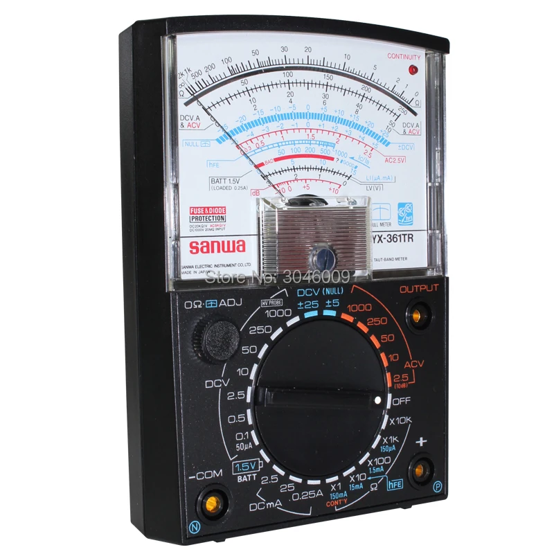 Аналоговый мультиметр sanwa YX 361TR указка многофункциональный/многодиапазонный on off