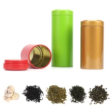 Герметичный кофе порошок банки чай листья контейнер портативный путешествия чай держатель для салфеток чай Caddy мини алюминиевый ящик для хранения