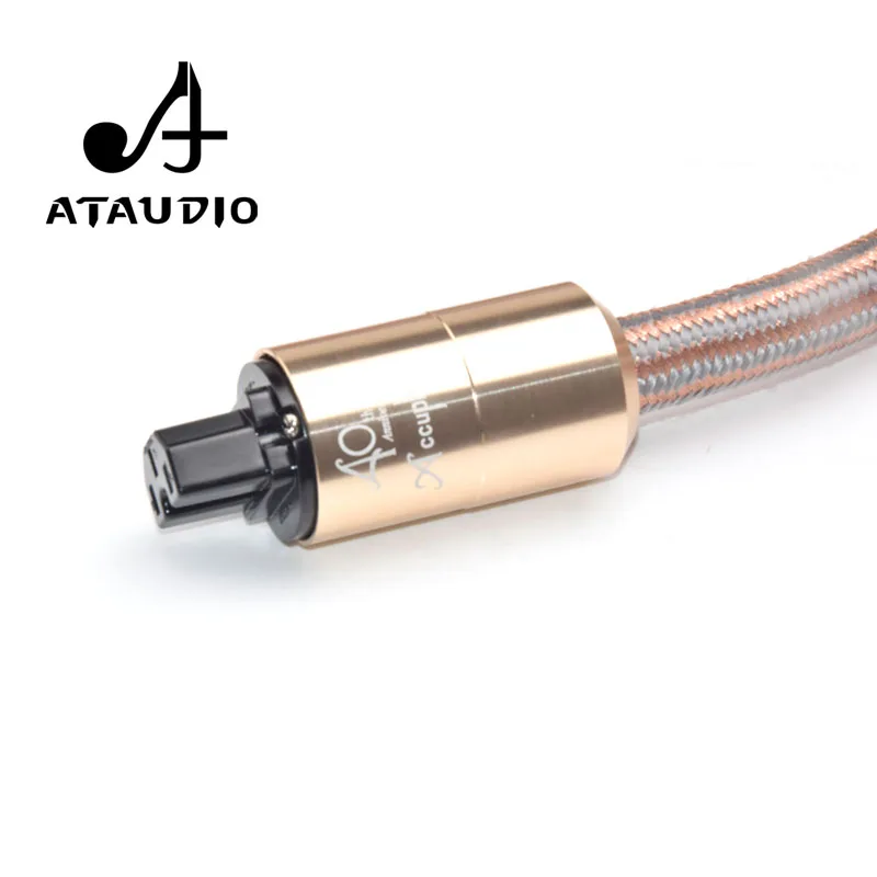 Кабель питания ATAUDIO Hifi Accuphase высокой чистоты OFC шнур с европейской вилкой для