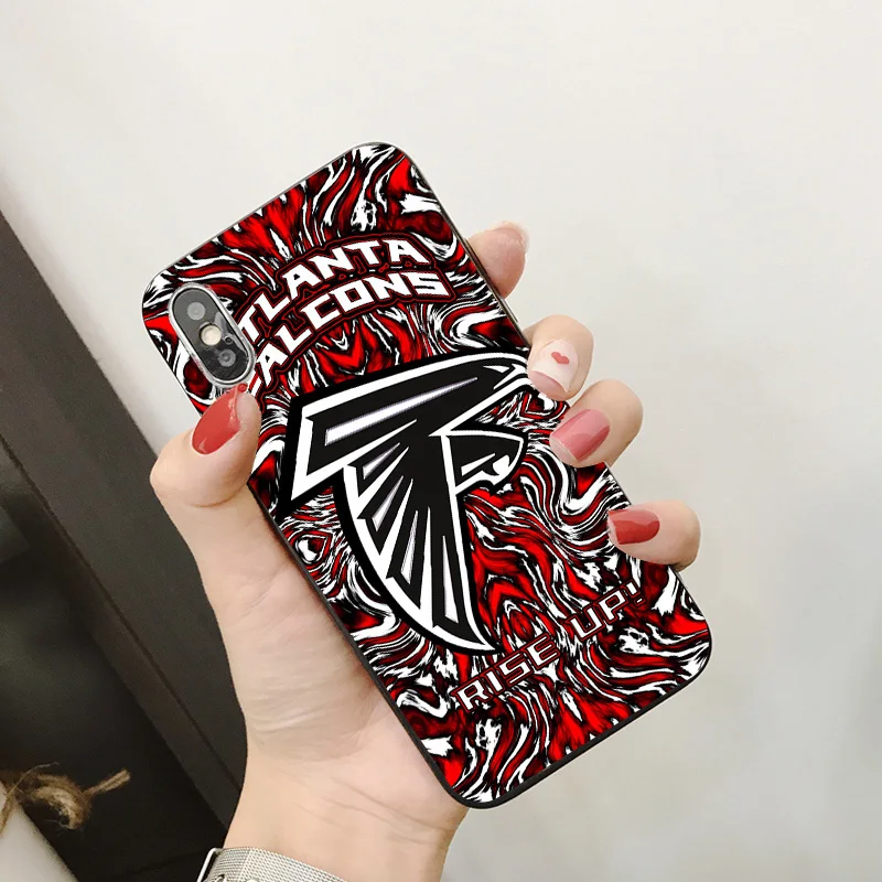 Yinuoda Atlanta Falcons чехол для телефона NFL Matt Ryan Iphone DIY рисунок мягкий TPU X XR XS MAX 7 8 plus 6 S 5s SE