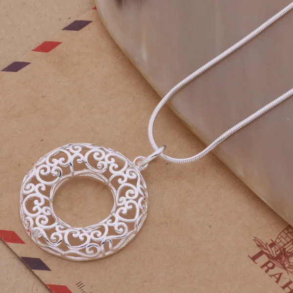 wholesale High quality silver Fashion jewelry chains necklace pendant