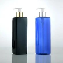 500ml square bottle pure dew bottle Emulsion bottle pressing bottle of electrochemical aluminum left and right switch pump BQ057