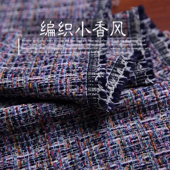 

Yarn-dyed woven woollen tweed fabric-400gsm