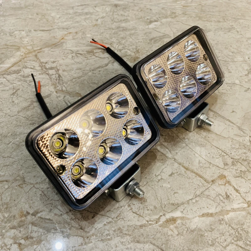 12v24v36v48v60v64v Автомобильный светодиодный рабочий светильник 2x30 Вт точечная фара 4x4