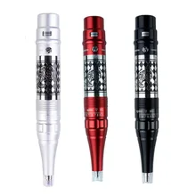 Зарядки оборудование для перманентного макияжа бровей губ тату машина игла для микроблейдинга ручка татуировка Dermografo с Мощный Тихий мотор