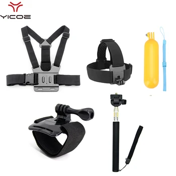 

Go Pro Accessories For Gopro Hero 7 6 5 4 3+ Action Sport Camera Accessories Selfie Stick For SJ4000 SJCAM Xiaomi Yi EKEN H9